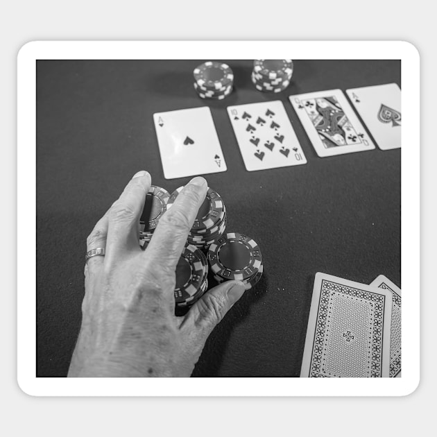 Texas Holdem Poker Sticker by yackers1